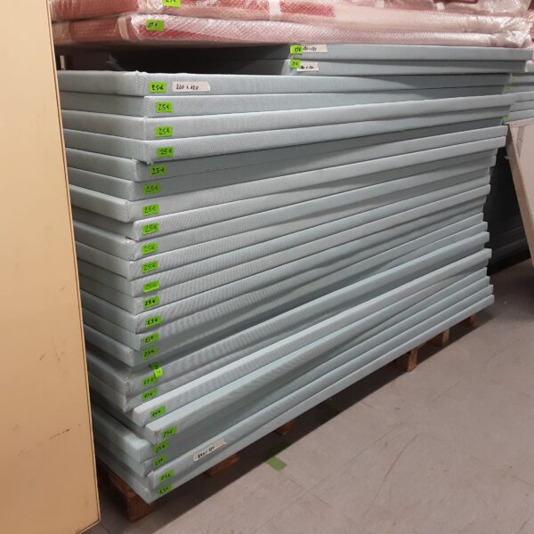 Cloison accoustique bleu 240 x 120 x 5 cm