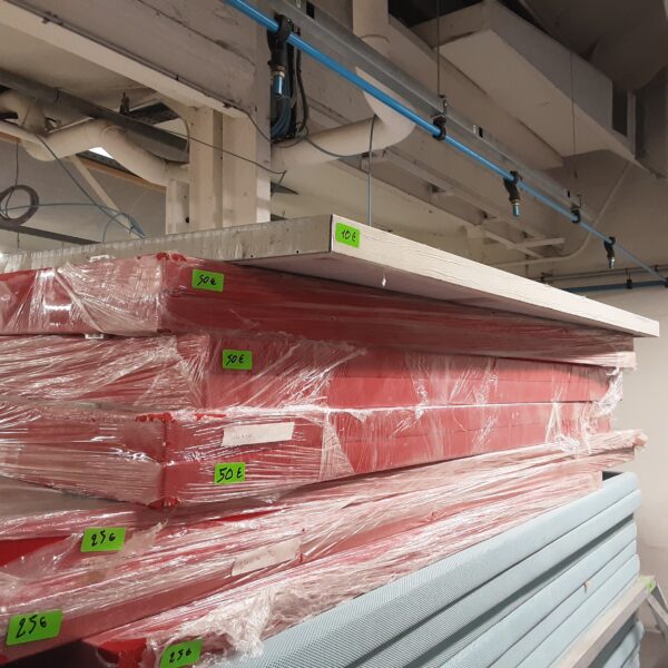 Cloison accoustique rouge 180 x 120 x 5 cm