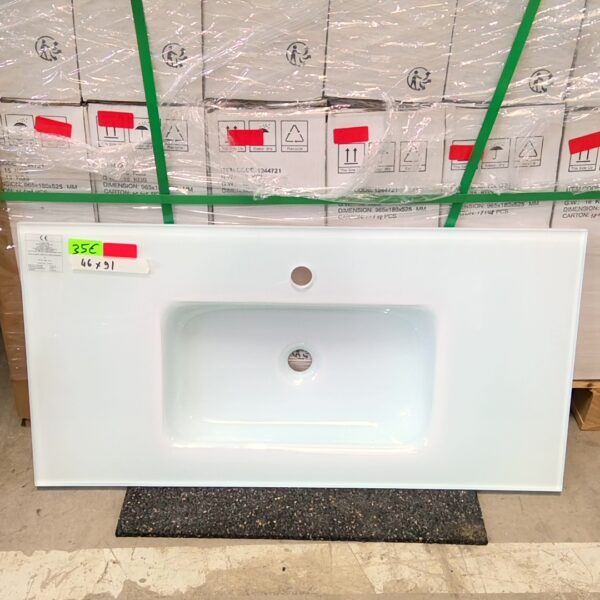 Vasque salle de bain 91 x 46 cm