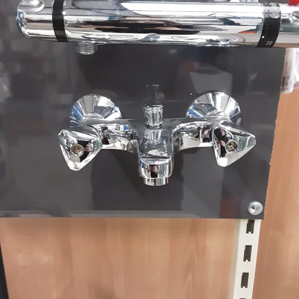 Mitigeur mélangeur (2 poignées) chromé