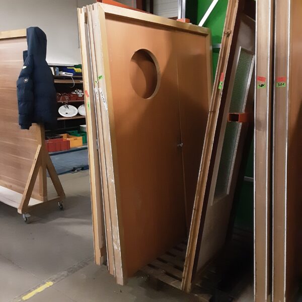 Bloc portes bois 210 x 154 cm