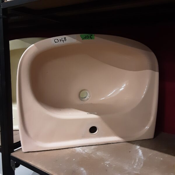 Lavabo saumon 63 x 48 cm