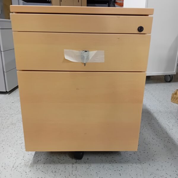 Caisson de bureau avec clé