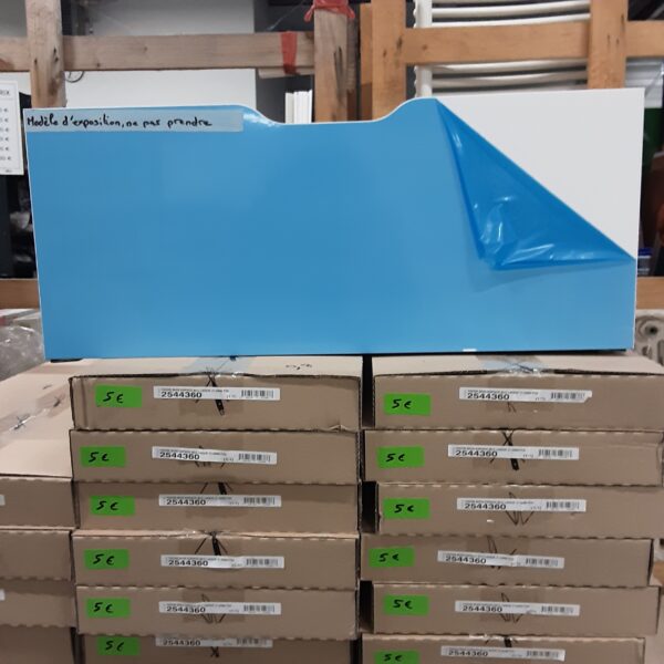 Tiroirs bois espace blanc laque 31.6x80 p35