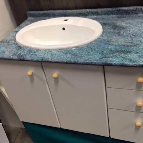 Meuble SDB avec évié 105x57 h62