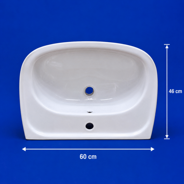 Lavabo blanc 64 x 46 cm