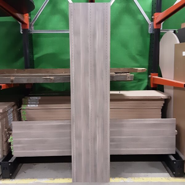 2 Planches de meuble chêne gris 226x50 et 226x42.5