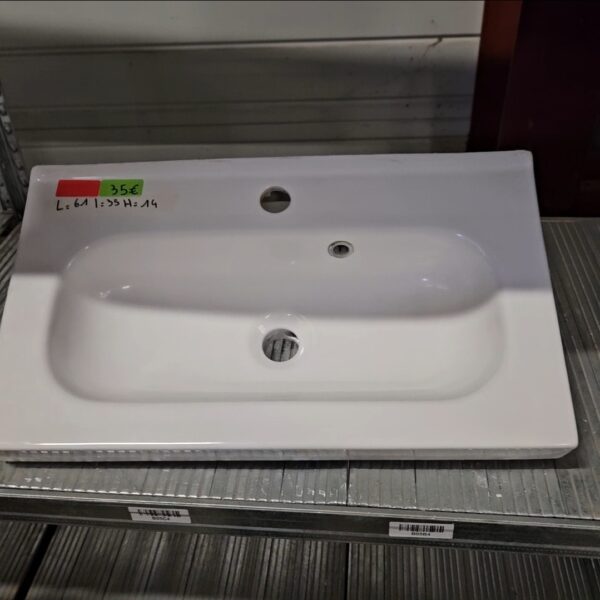 Lavabo suspendu 35 x 61 x 14 cm