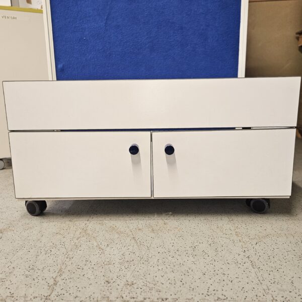 Meuble bas d'aménagement sur roulettes 120 × 50 × 62 cm