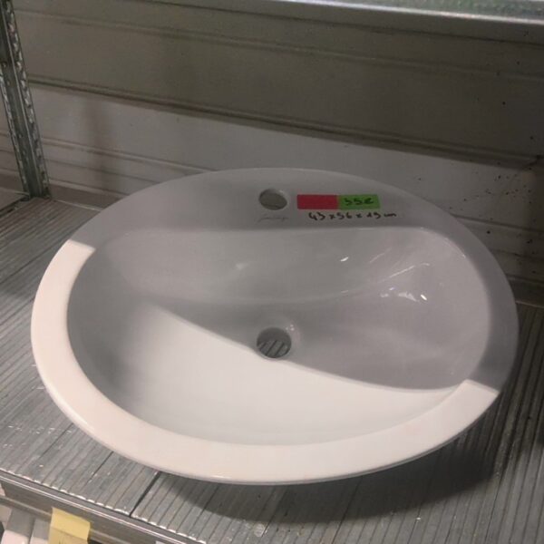 Lavabo encastrable 43× 56 × 19 cm