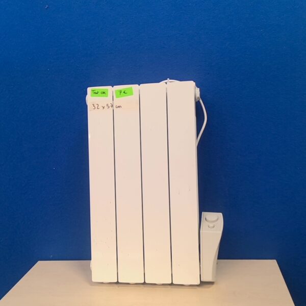 Radiateur électrique avec pose murale 32 x 57 cm