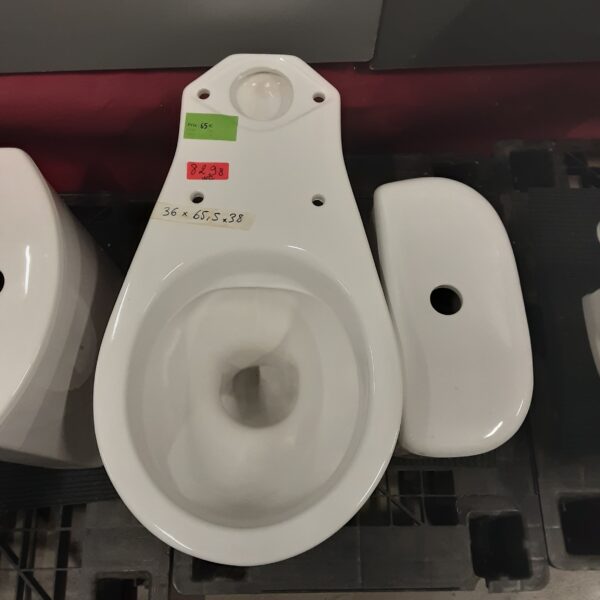 Toilette et cuve WC 36 x 65.5 x 38