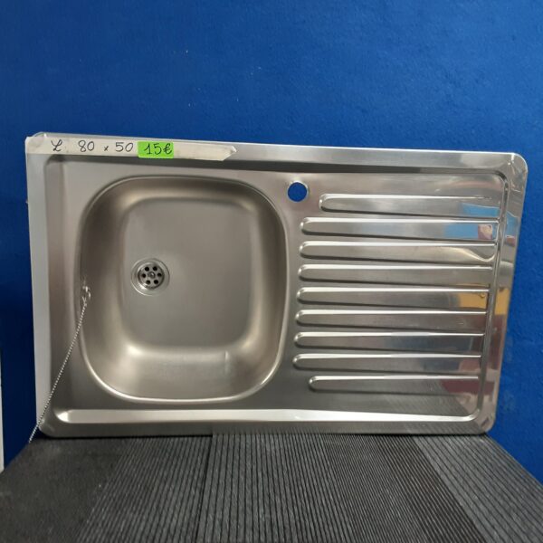 Evier Inox encastrable L80 x L50