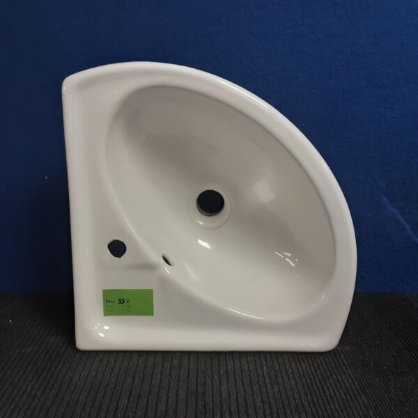 Lave-mains d'angle suspendu 42 x 37